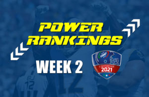 FIDAF Power Rankings 2021 week 2